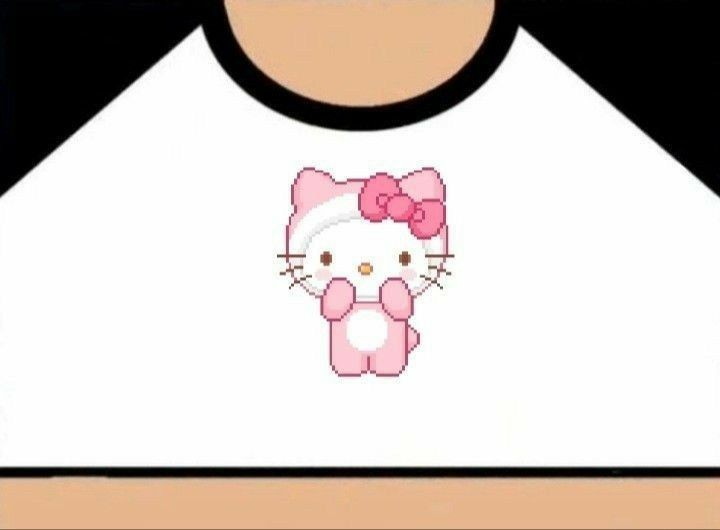 Create meme: pixel kitty, cute hello kitty drawings, pixel hello kitty