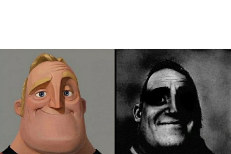 Create meme: the incredibles meme dad, scary faces Mr. Exceptional, the father of the superfamily