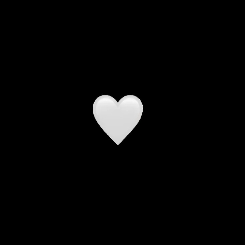 Create meme: white heart, heart , white heart on black background