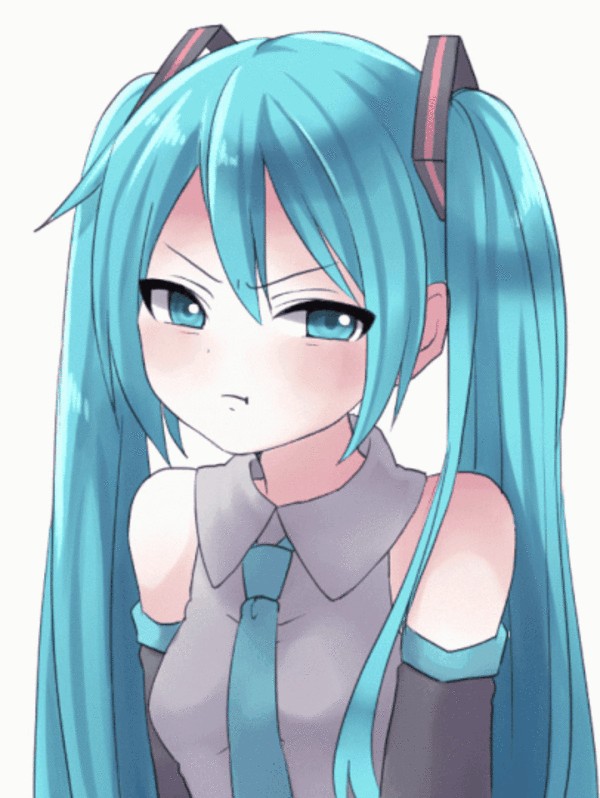 Create meme: hatsune miku sticker, hatsune miku art, miku 