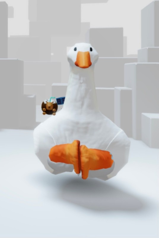 Create meme: goose is a soft toy, goose 160 cm soft toy, goose toy