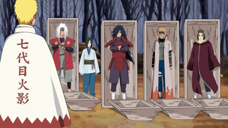 Create meme: The divine resurrection of Naruto, boruto naruto, The seven hokages of Naruto