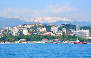 Create meme: sea Sochi, Yalta Crimea, the resort of Sochi