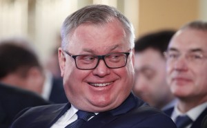 Create meme: Andrey Kostin,, the head of VTB, Costin