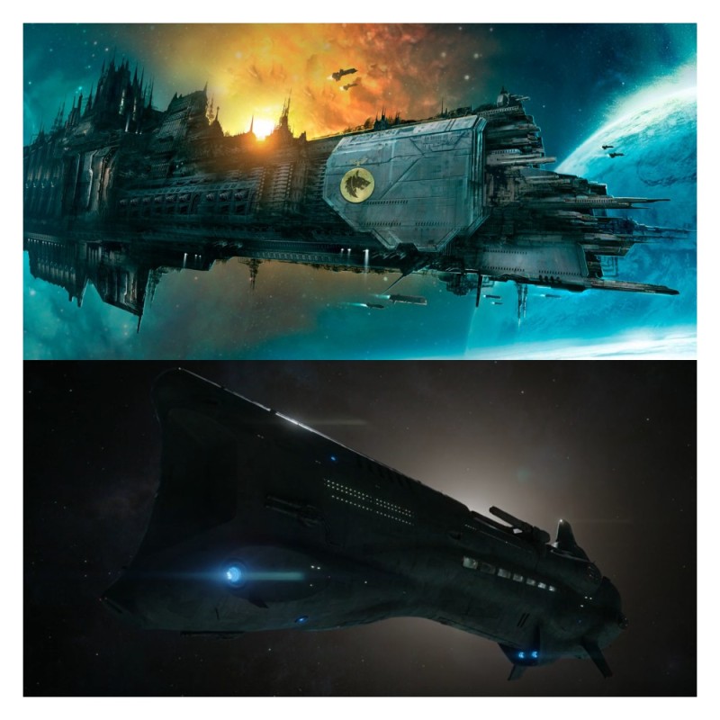 Create meme: The Warhammer 40k ship of the Imperium of mankind, manned spacecraft, Warhammer 40,000: Inquisitor Martyr Ships