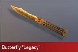 Create meme: butterfly knife in standoff, butterfly knife legacy standoff 2, knife butterfly standoff 2