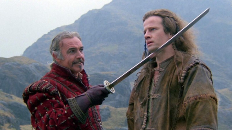 Create meme: highlander christopher Lambert, Highlander 1986, Sean Connery Highlander