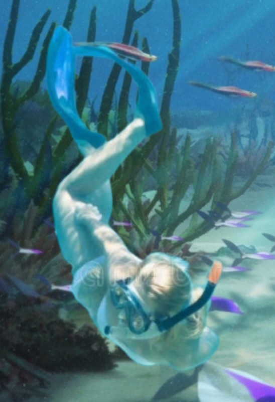 Create meme: snorkeling, mermaids h2o just add water, freediving