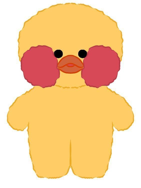 Create meme: lalafanfan duck, lalafanfan duck drawing, drawing of lalafanfan duck