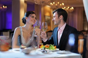 Create meme: date in a restaurant, a romantic dinner in the restaurant