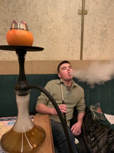 Create meme: people, guy, hookah