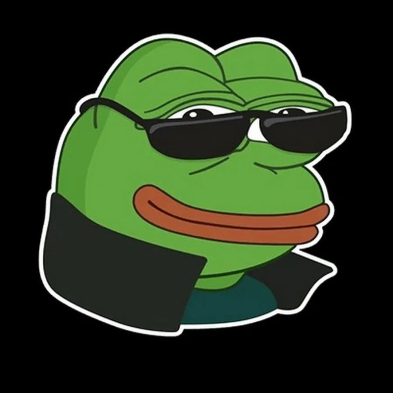 Create meme: the frog Pepe hacker, frog with glasses meme