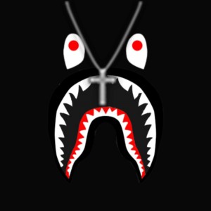 Create meme: bape logo, bape shark logo, bape shark