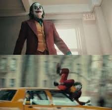 Create meme: Joker 2019, meme with Joker 2019 with the machine, Joker