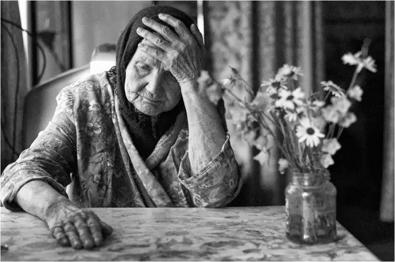 Create meme: old , mothers' tears, lonely old age