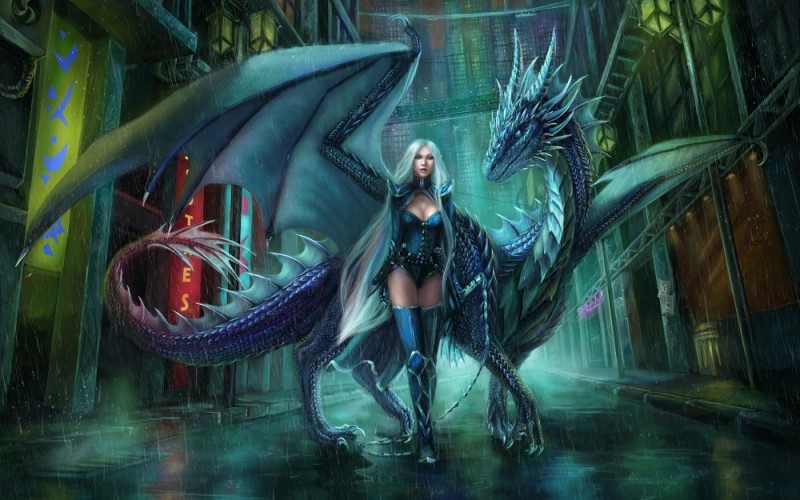 Создать мем: девушка и дракон фэнтези, эльфийка и дракон, дракон арт фэнтези