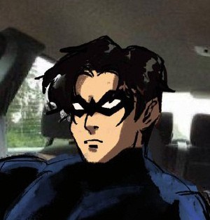Create meme: Nightwing, dick Grayson Nightwing, dick grayson batman bad blood