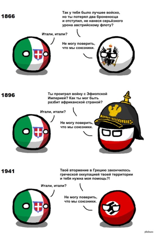 Создать мем: polandball, кантриболз италия и франция, countryballs