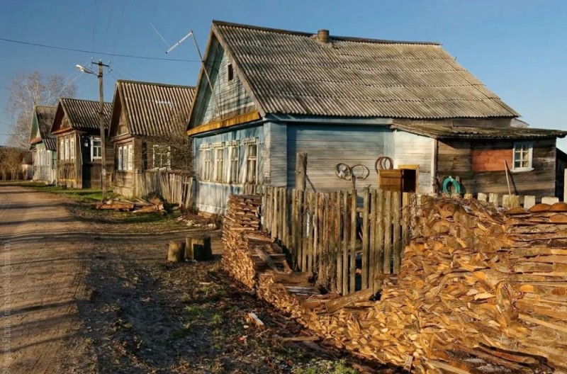 Create meme: village life, village house, Russian village