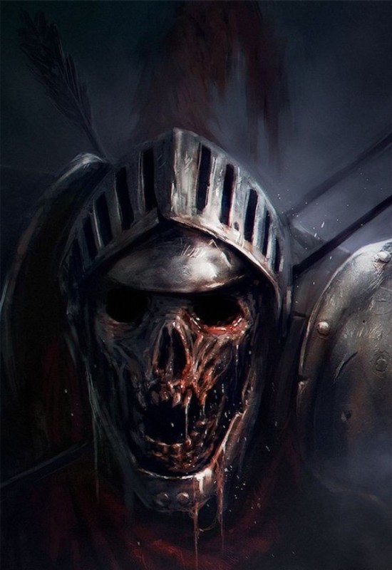 Create meme: Skeleton knight, anded knight, Texas Massacre 3D 2013