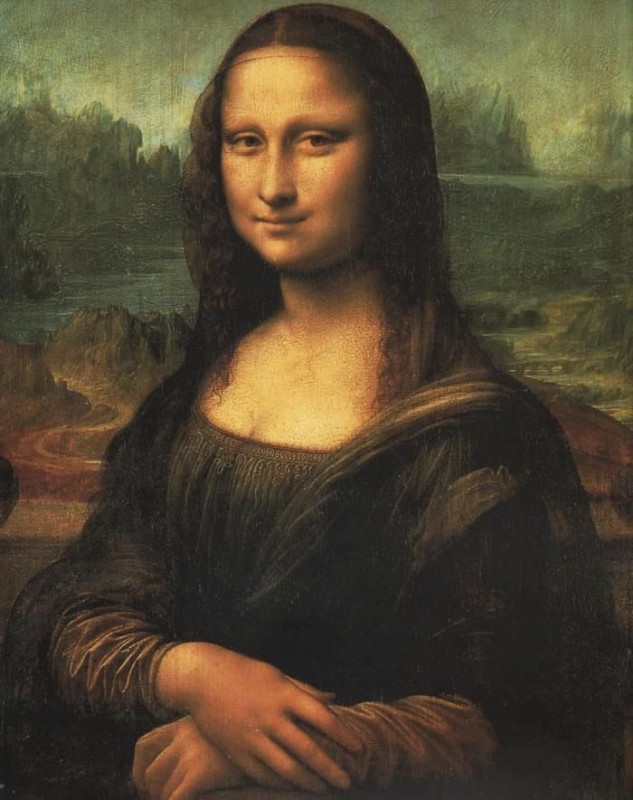 Create meme: Leonardo da Vinci Mona Lisa, leonardo da vinci's mona lisa painting, mona lisa gioconda