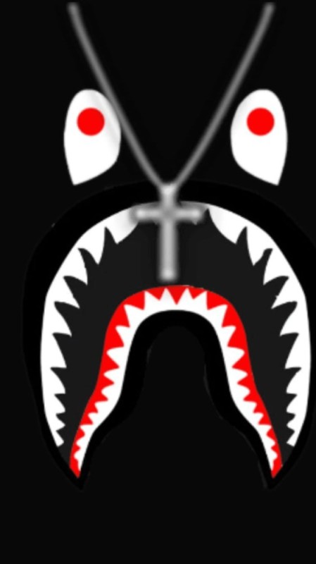 Create meme: bape shark, roblox t shirt black, bape logo