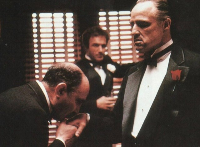 Create meme: don Corleone kissed his hand, Vito Corleone, the godfather