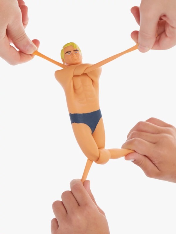 Создать мем: стретч армстронг, stretch mini armstrong игрушка, игрушка тянучка человек стрейч армстронг