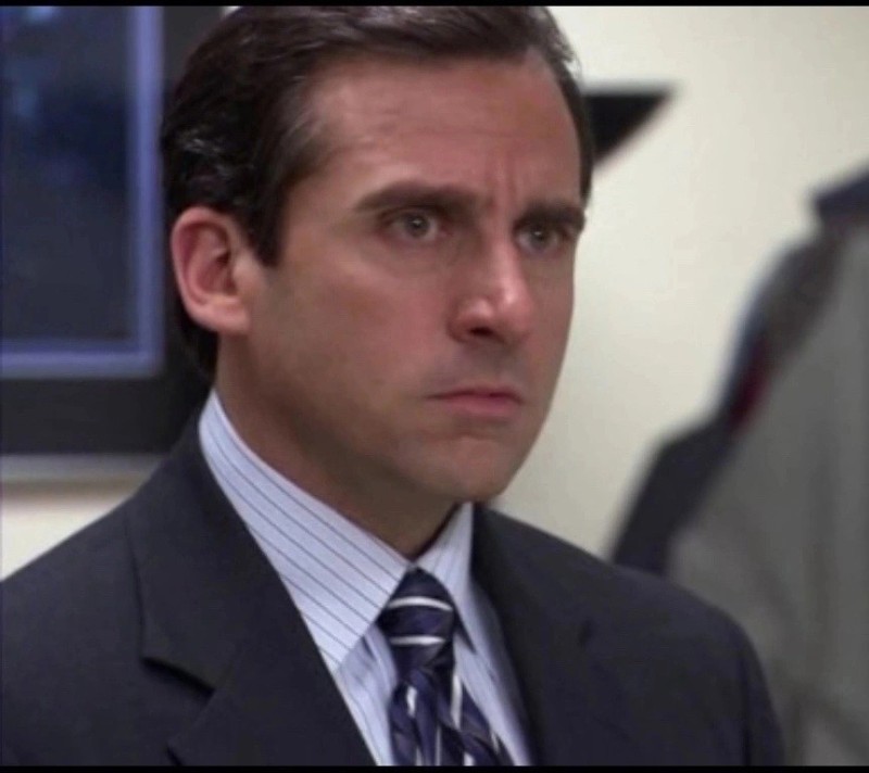 Create meme: steve carell noooooo, a frame from the movie, michael scott plasma