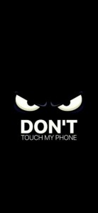 Create meme: don't touch my phone Wallpaper black for iPhone, dark Wallpapers don t touch my phone, don't touch my phone Wallpaper