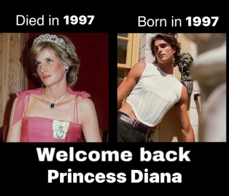 Create meme: Princess Diana, Princess Diana Valentino, Princess Diana's sister