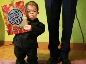 Create meme: the smallest man in the world, the Guinness book of records