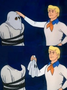 Create meme: Scooby Doo memes, Scooby Doo meme takes off the mask