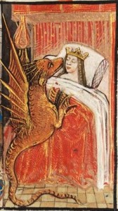 Create meme: bad dragon, medieval art, renaissance art