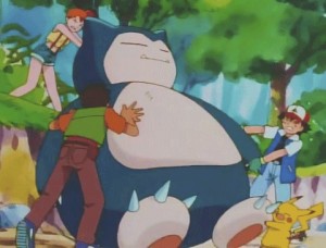 Create meme: Snorlax, snorlax and ash, pokemon snorlax