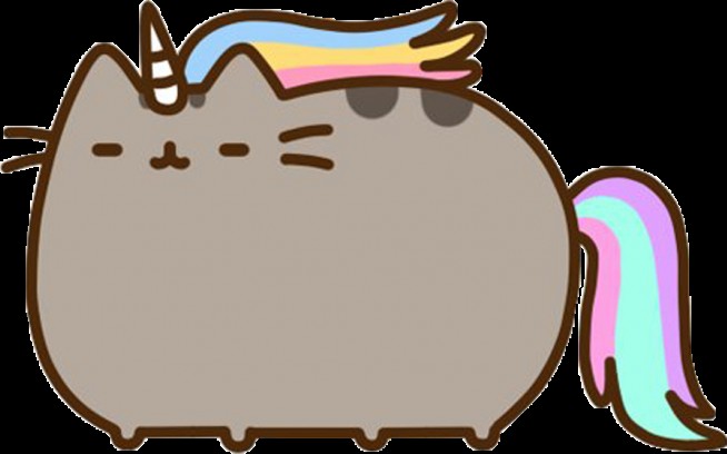 Create meme: pusheen cat, pushin kat unicorn, the cat pushin unicorn