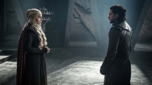 Create meme: daenerys Targaryen and Jon snow, snow and daenerys, game of thrones Jon snow and daenerys