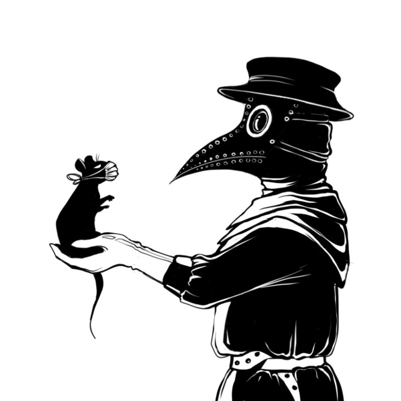Create meme: the plague doctor , The plague doctor Andrzej Eylurus, drawing of the plague doctor