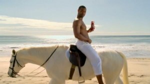 Create meme: old spice on a horse, old spice back on the horse, advertising old spice on a horse sand hd