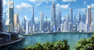 Создать мем: будущее, город в будущем, красивый мегаполис будущего
