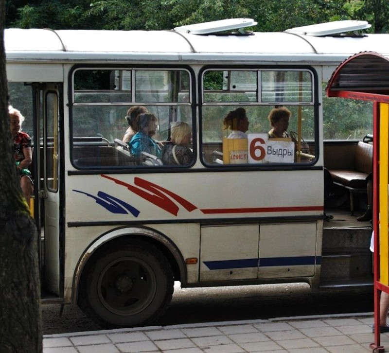 Create meme: by bus, city bus, public bus