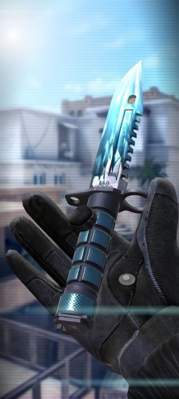 Создать мем: m9 bayonet blue gem, ножи в стендофф 2, скриншот