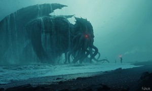 Create meme: sea monsters, cthulhu, Cthulhu Lovecraft