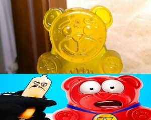 Create meme: Valery gummy bear, jelly bear Valera