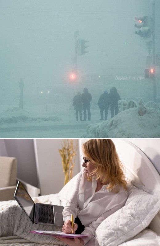 Create meme: Surgut minus 50, a sharp cold snap, abnormal frosts 