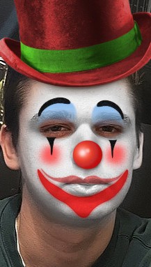 Create meme: The clown effect, clown , clowns are funny