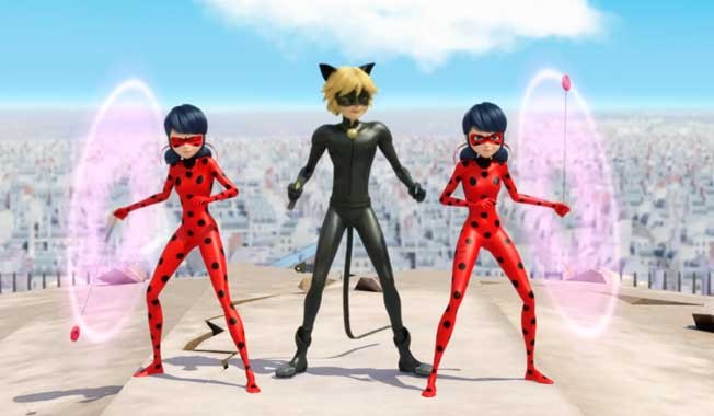 Create meme: Lady bug and super cat, lady bug and super , lady bug and super cat 3