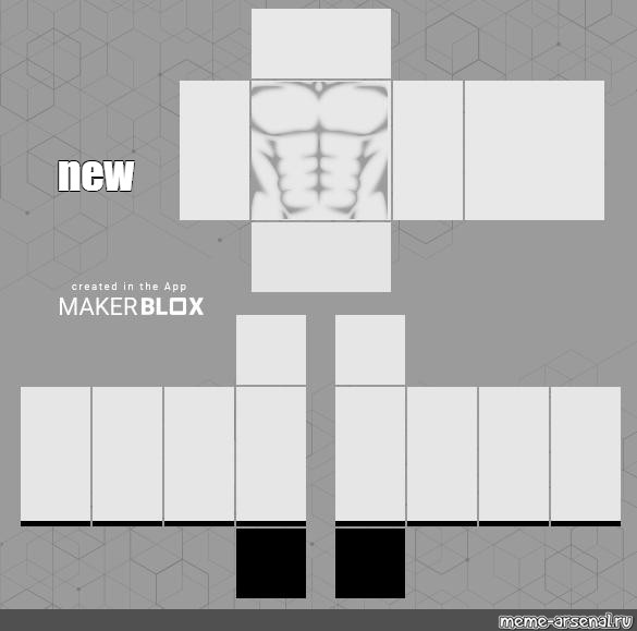 Create meme roblox muscle, roblox shirt template, shirt roblox - Pictures  