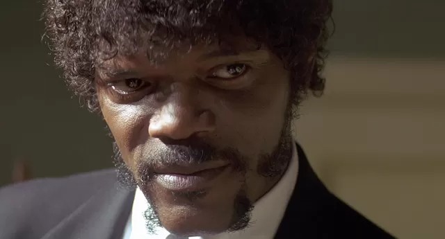 Create meme: do you speak english, motherf cker, Samuel L. Jackson, Samuel Jackson pulp fiction