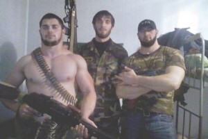 Create meme: Chechen rebels, male, the Chechens